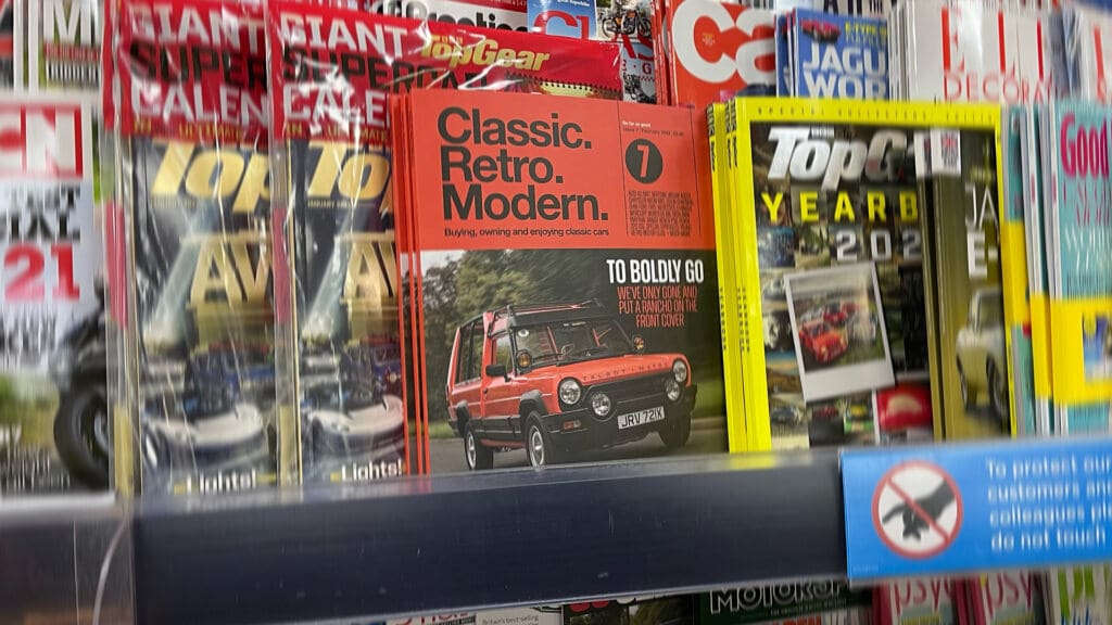 Classic Retro Modern issue 7 in WHSmith